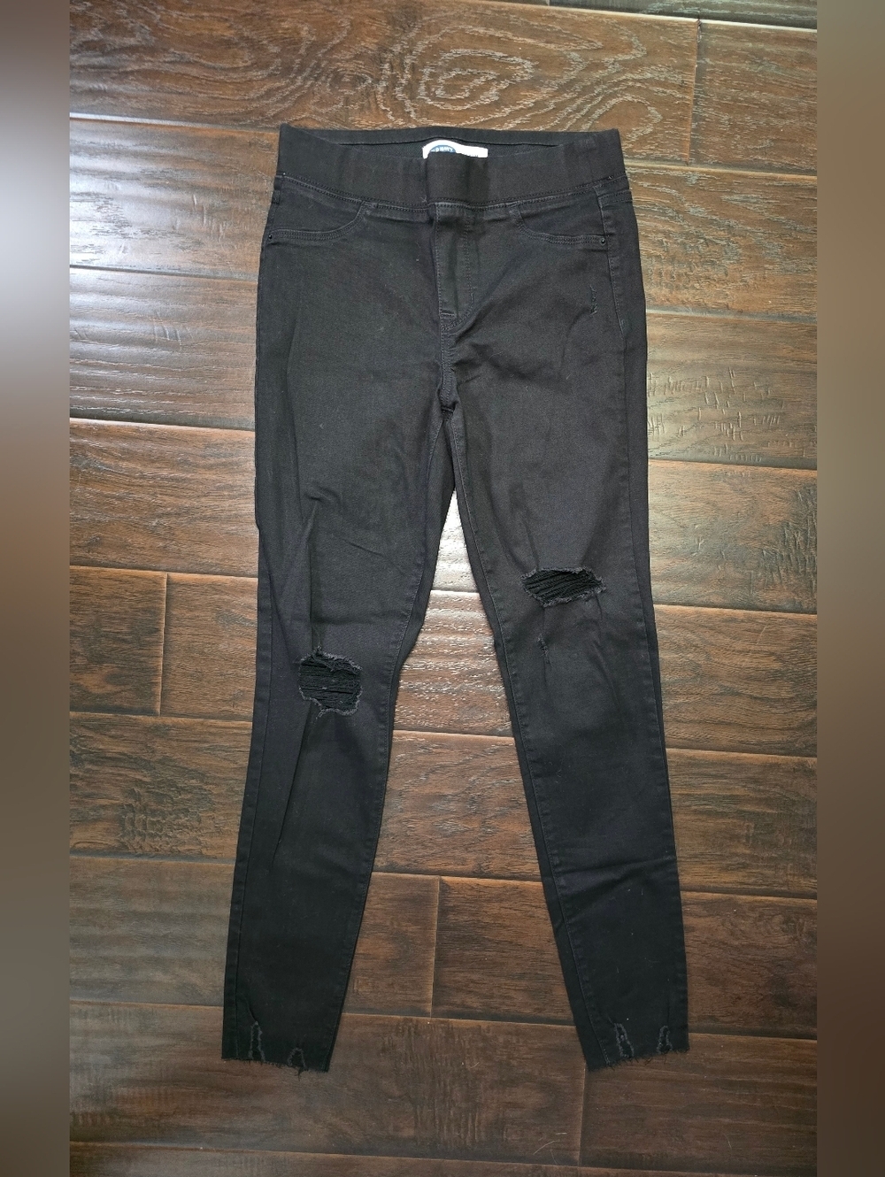 Old Navy Womens Rockstar Jeggings Distressed Stretchy 10 Tall